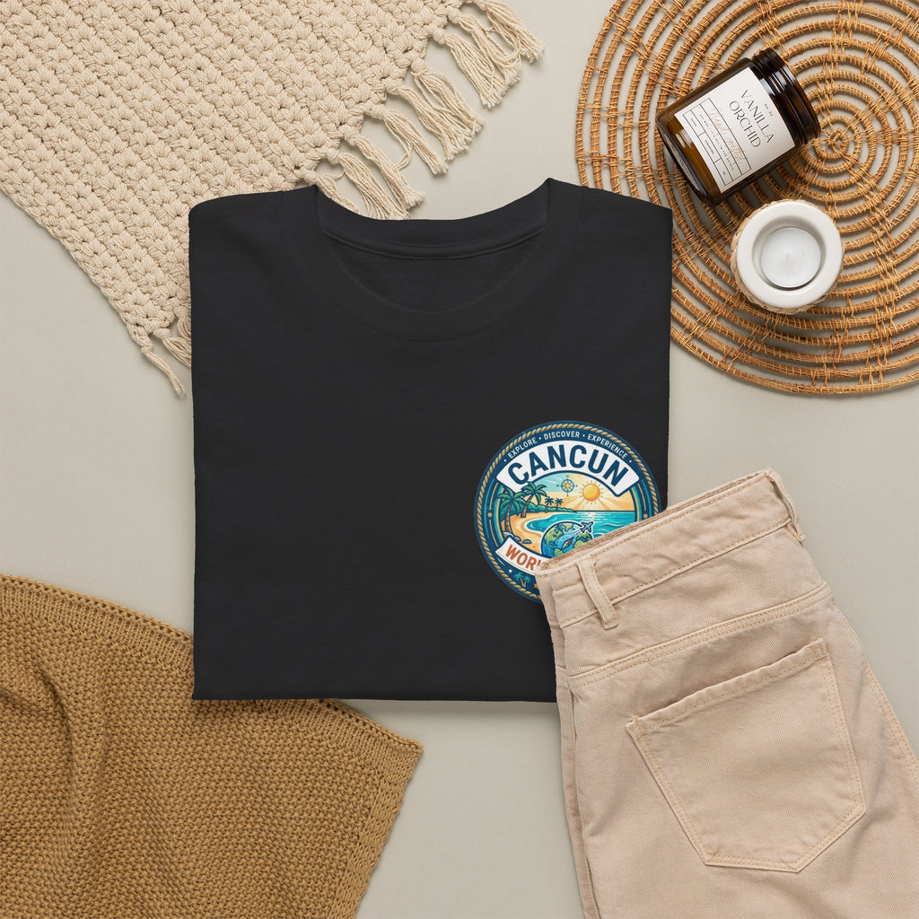 Cancun, Mexico World Traveler Unisex Heavy Cotton Tee