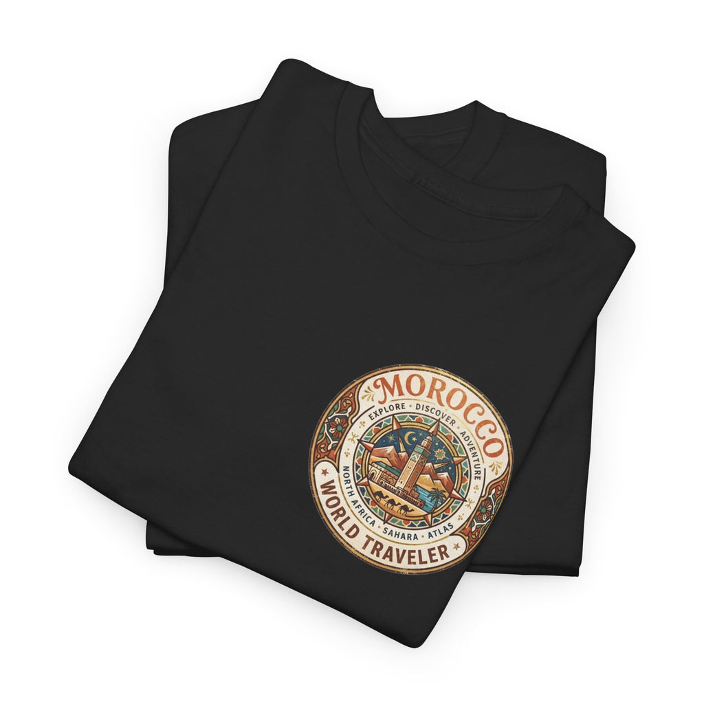 Morocco World Traveler Unisex Heavy Cotton Tee