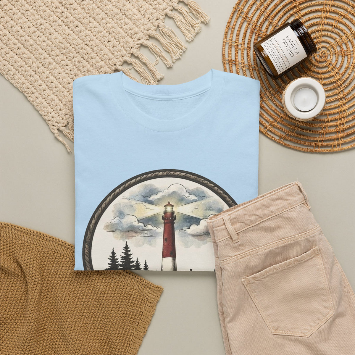 Lighthouse Unisex Heavy Cotton Tee