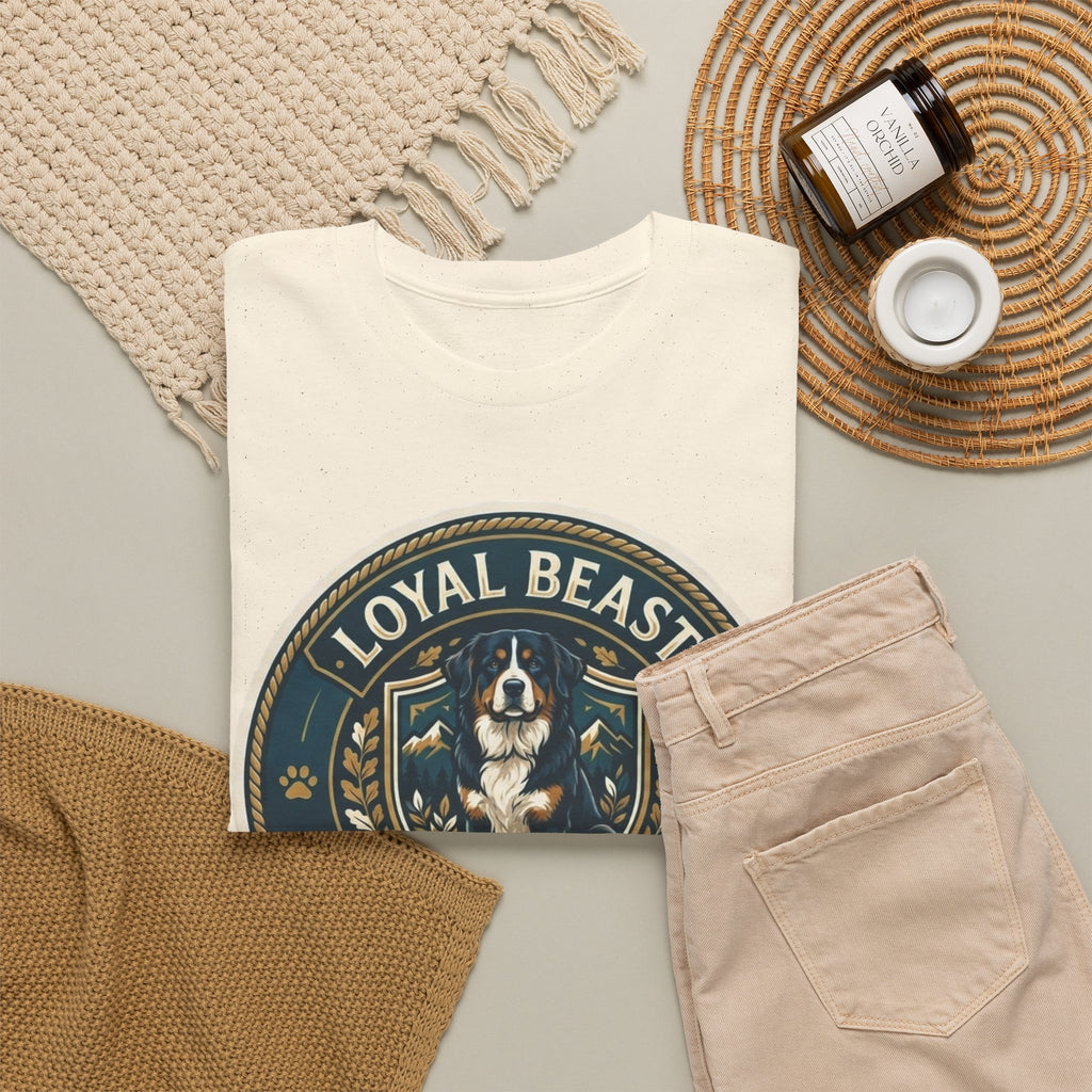 Loyal Beast Bernese Mountain Dog Unisex Heavy Cotton Tee