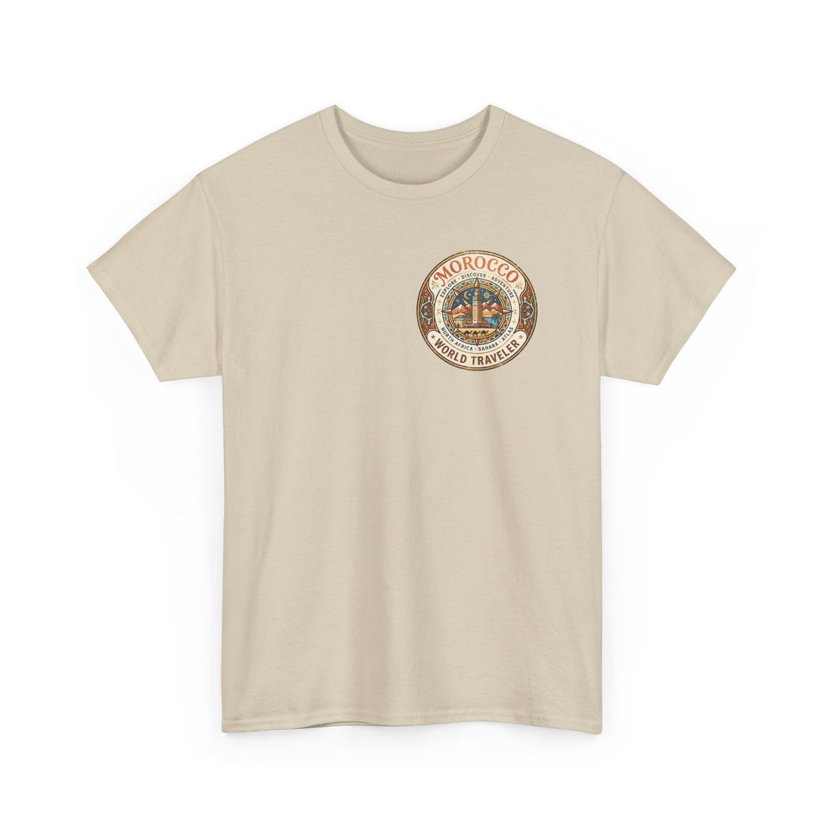 Morocco World Traveler Unisex Heavy Cotton Tee