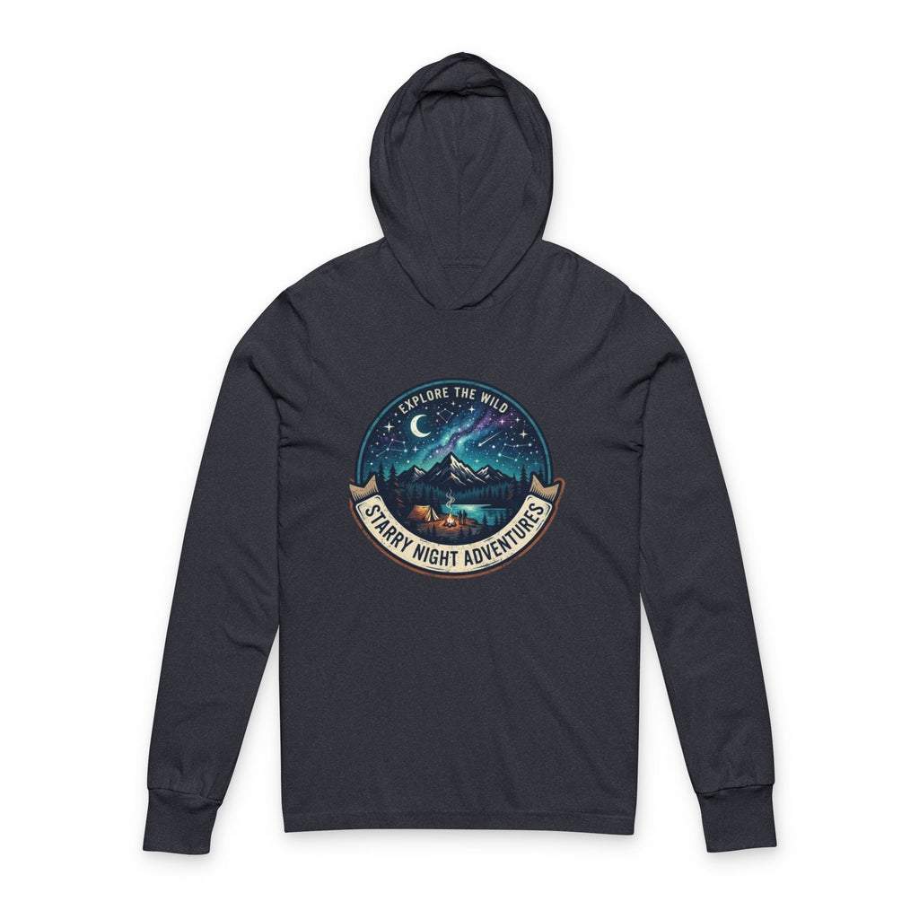 Starry Night Unisex Hooded Long Sleeve Tee