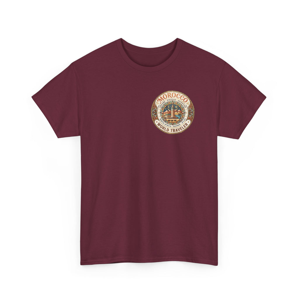 Morocco World Traveler Unisex Heavy Cotton Tee