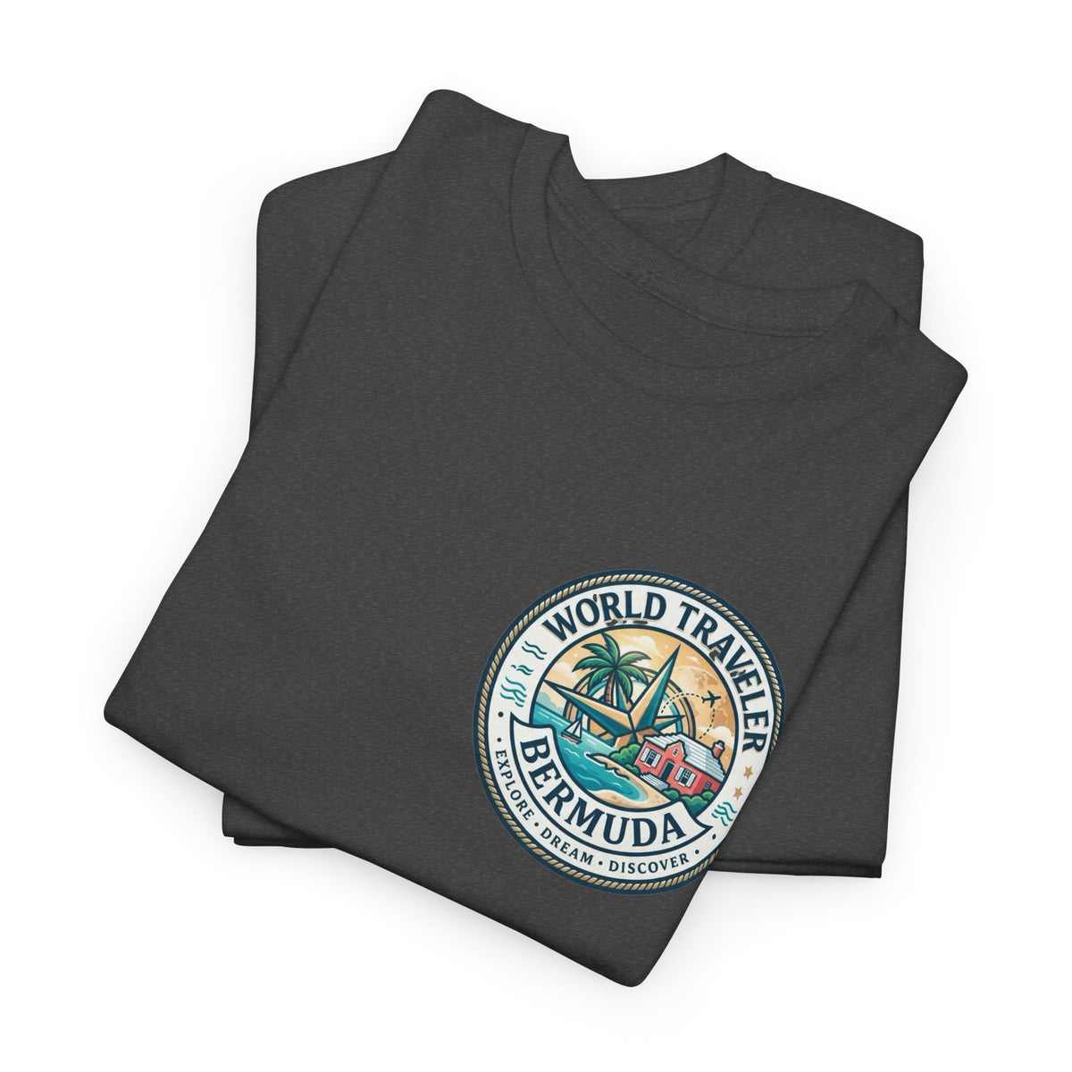 Bermuda World Traveler Unisex Heavy Cotton Tee