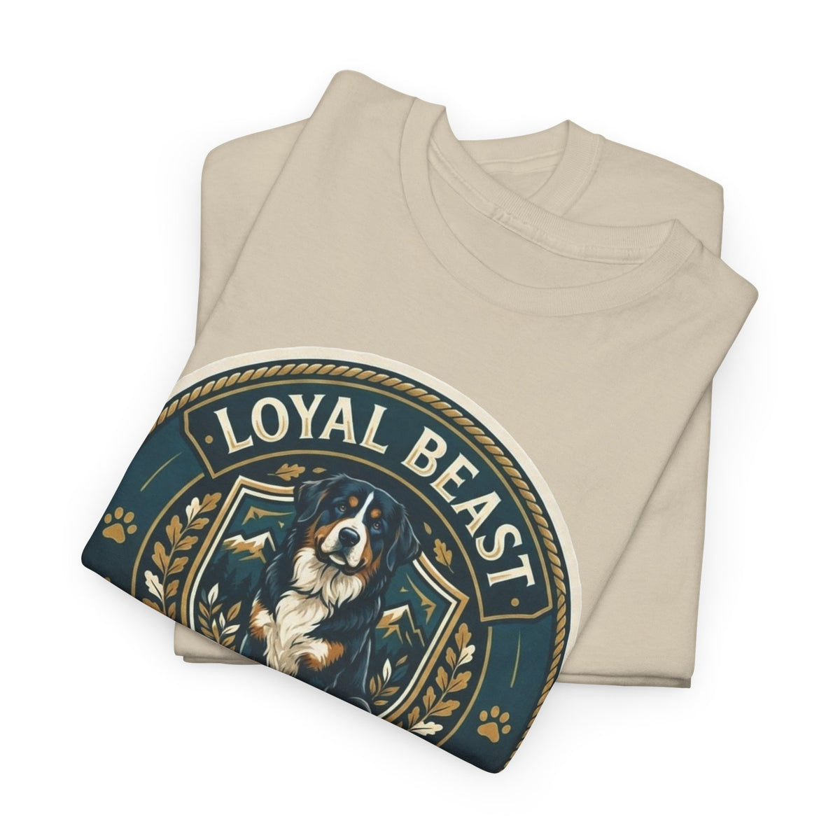 Loyal Beast Bernese Mountain Dog Unisex Heavy Cotton Tee