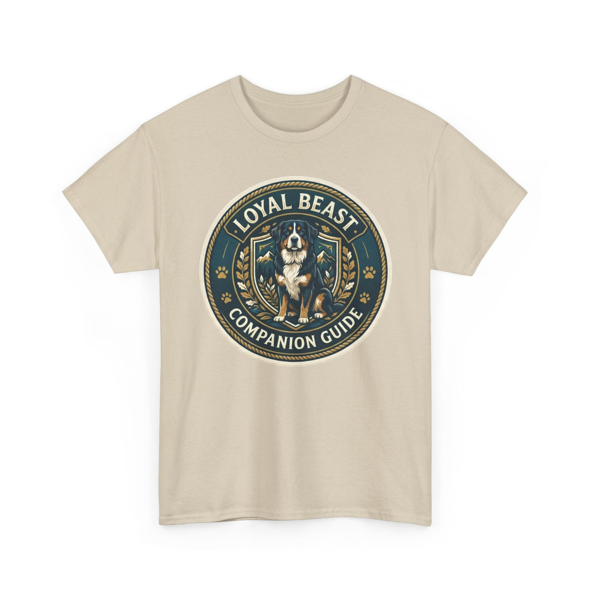 Loyal Beast Bernese Mountain Dog Unisex Heavy Cotton Tee