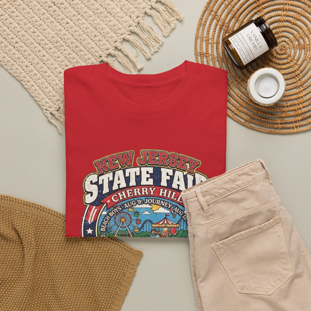 Nj State Fair 1986 vintage graphic Unisex Heavy Cotton Tee