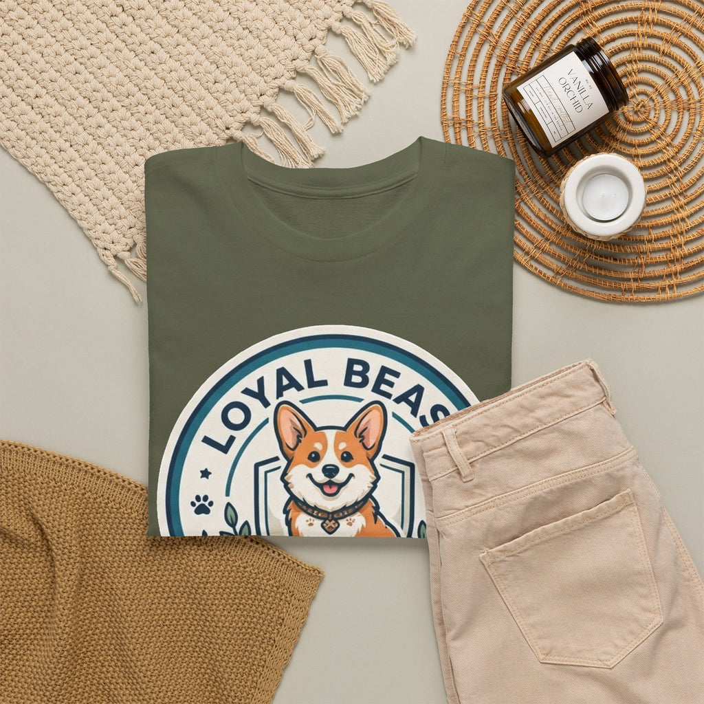 Loyal Beast Corgi Unisex Heavy Cotton Tee