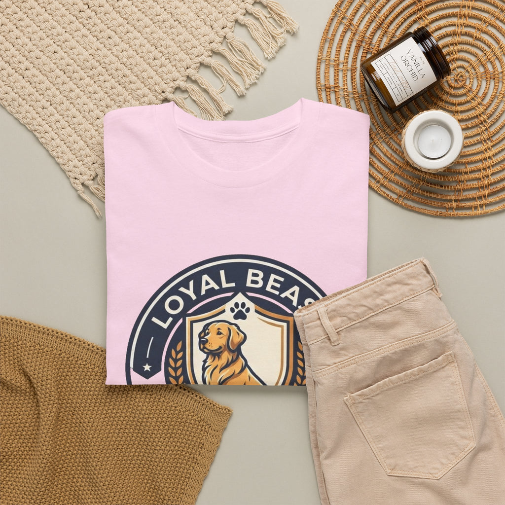 Loyal Beast Golden Retriever Unisex Heavy Cotton Tee
