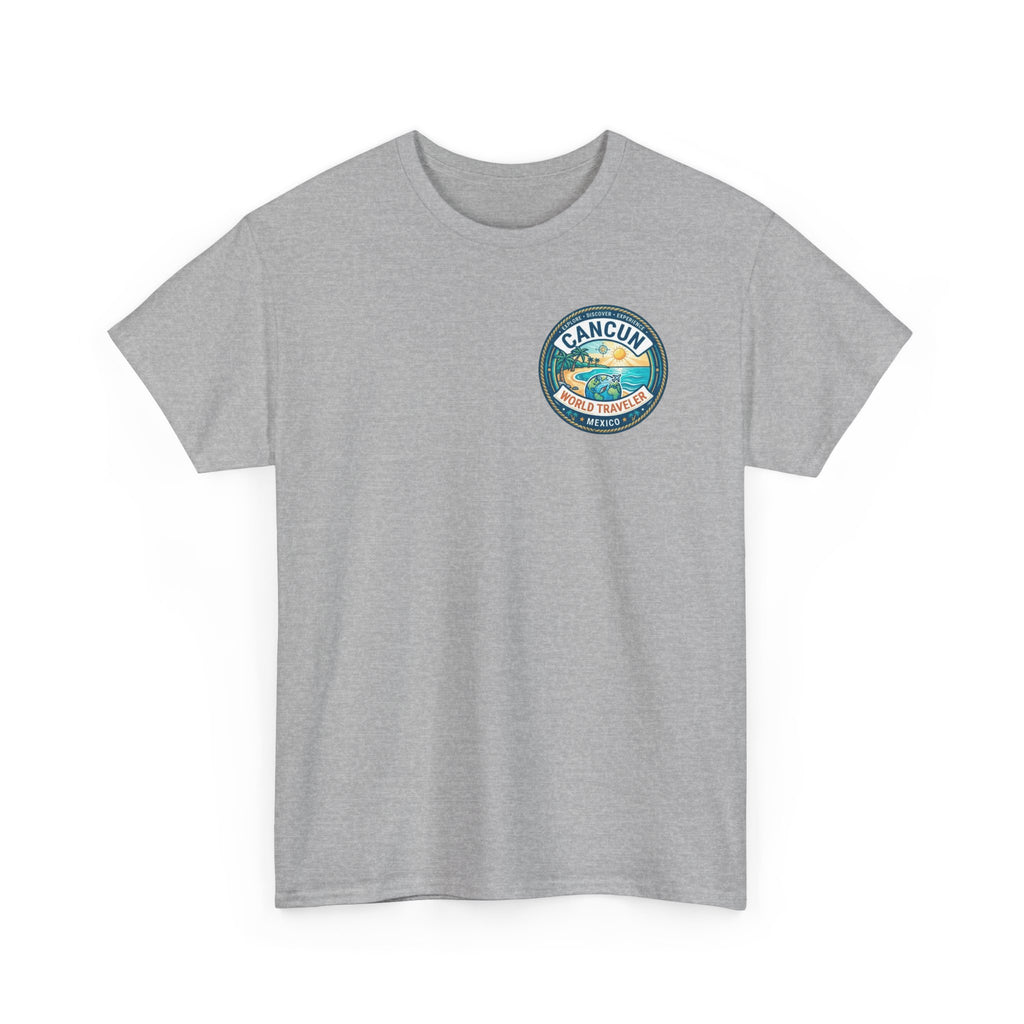 Cancun, Mexico World Traveler Unisex Heavy Cotton Tee
