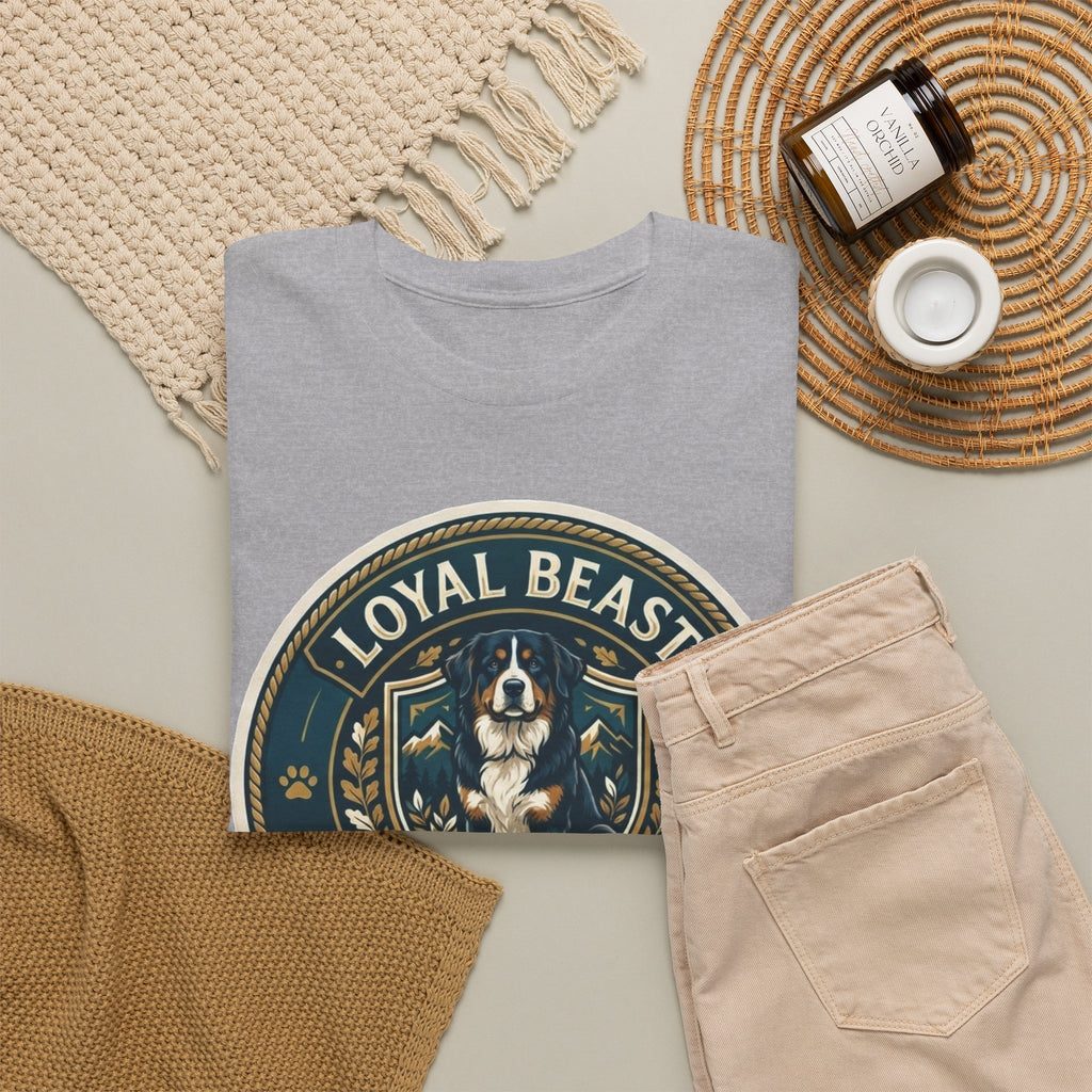 Loyal Beast Bernese Mountain Dog Unisex Heavy Cotton Tee