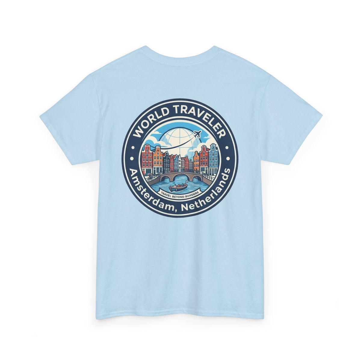 Amsterdam World Traveler Unisex Heavy Cotton Tee