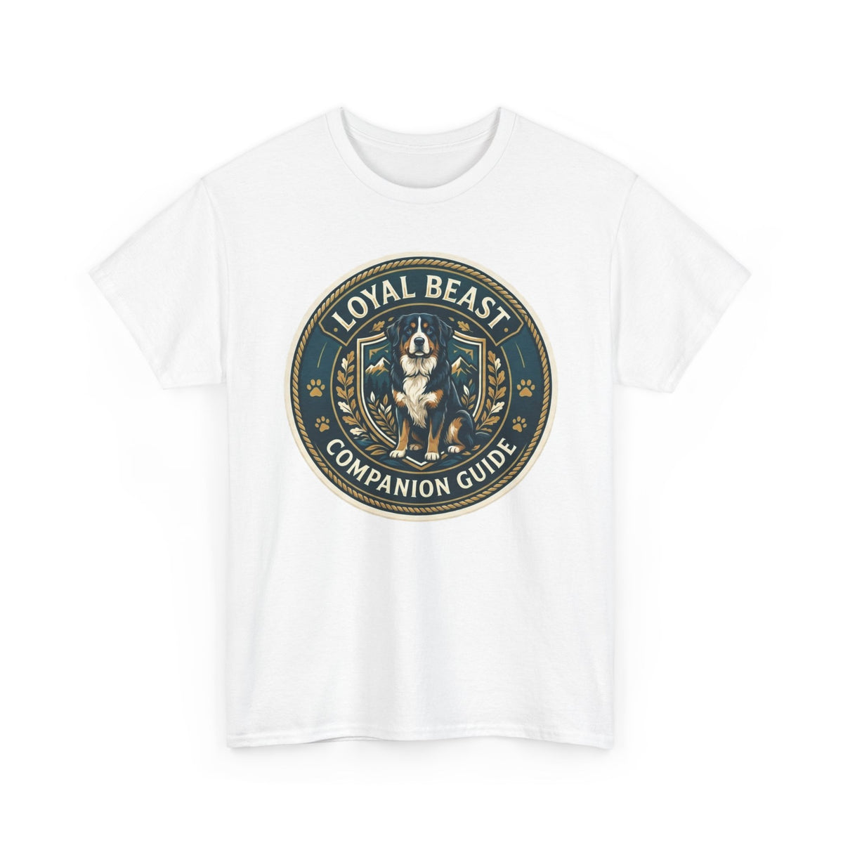 Loyal Beast Bernese Mountain Dog Unisex Heavy Cotton Tee