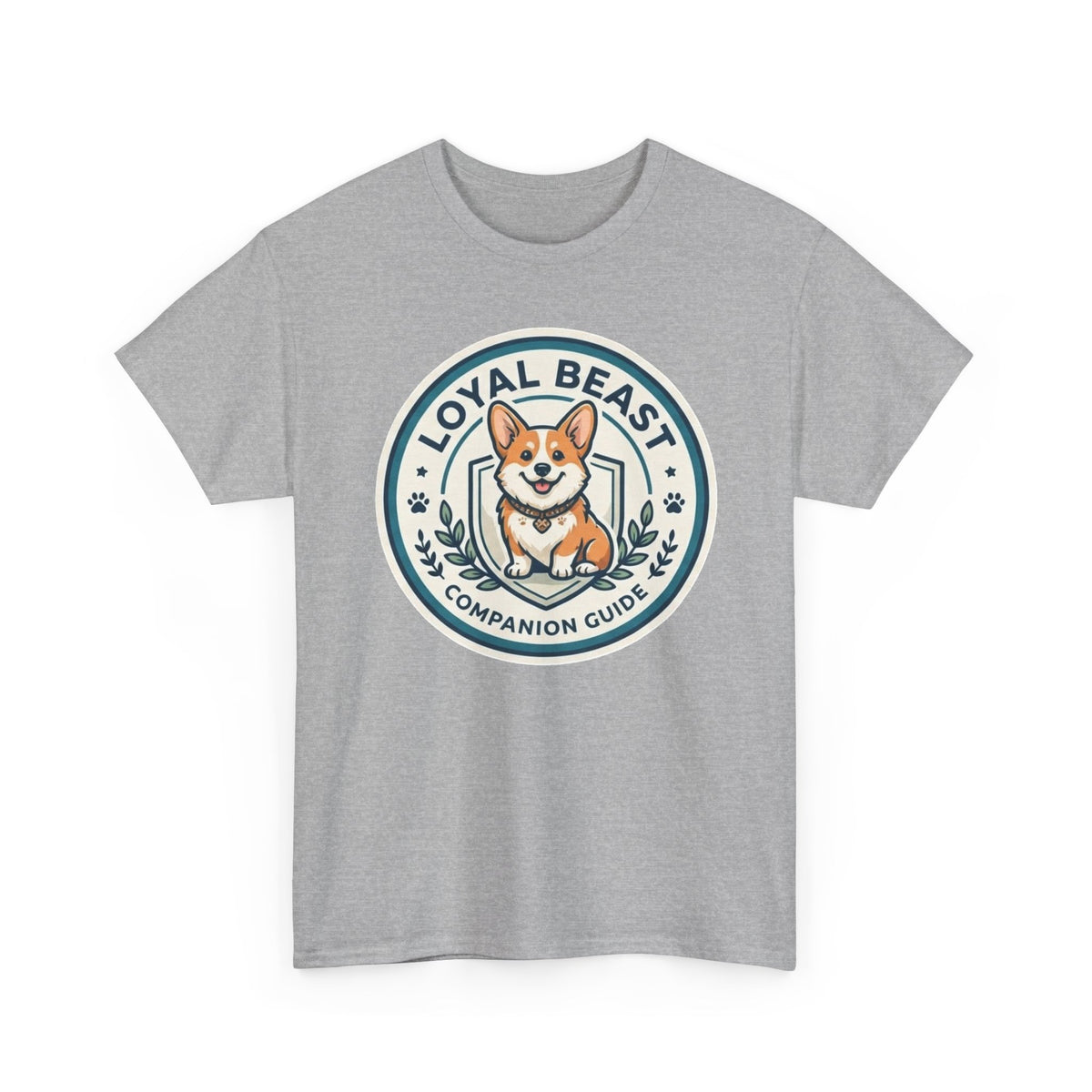 Loyal Beast Corgi Unisex Heavy Cotton Tee