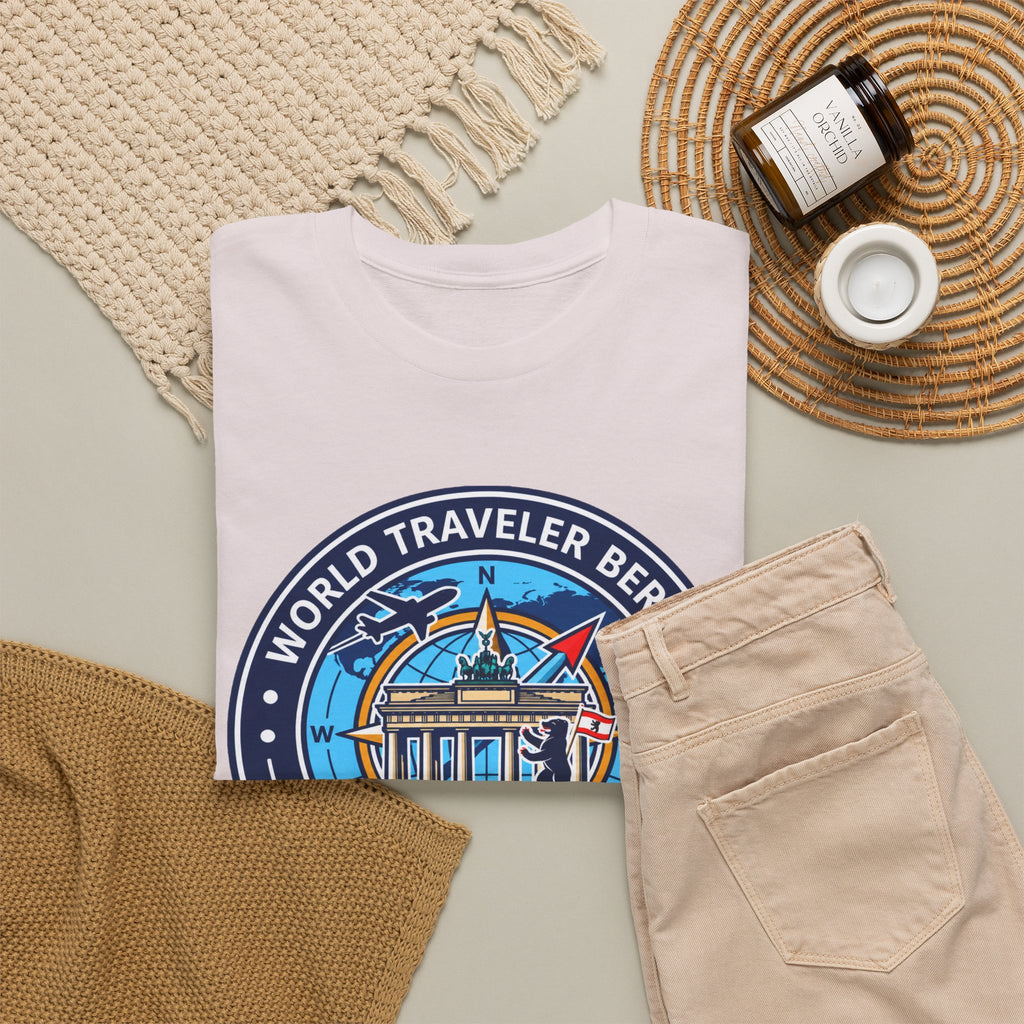 Berlin, Germany World Traveler Unisex Heavy Cotton Tee