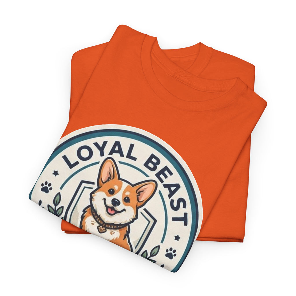 Loyal Beast Corgi Unisex Heavy Cotton Tee