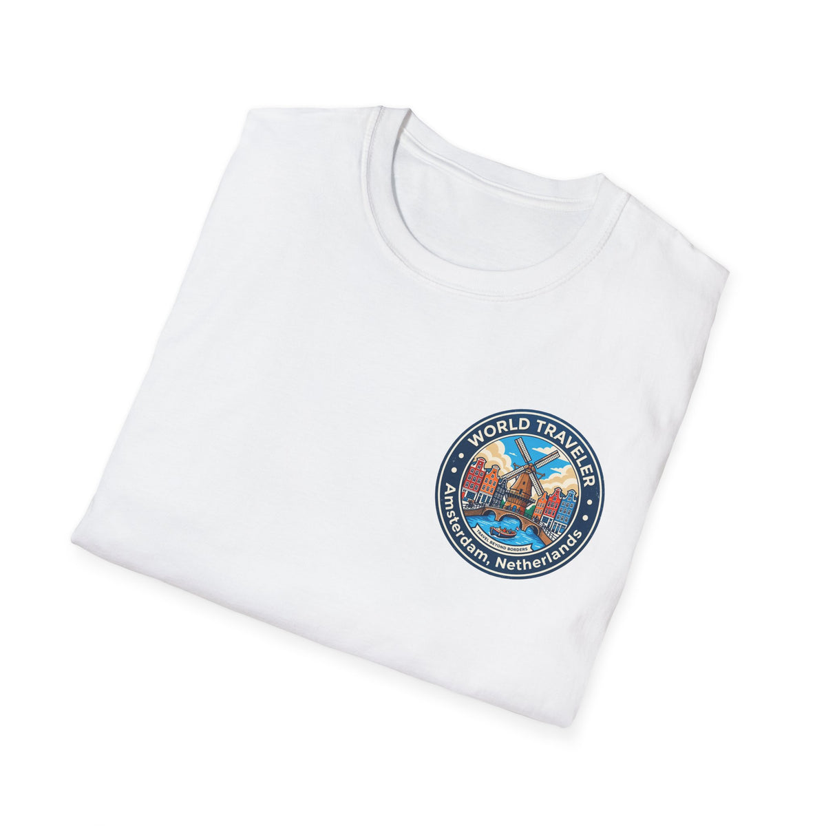 Amsterdam World Traveler Unisex Softstyle T-Shirt