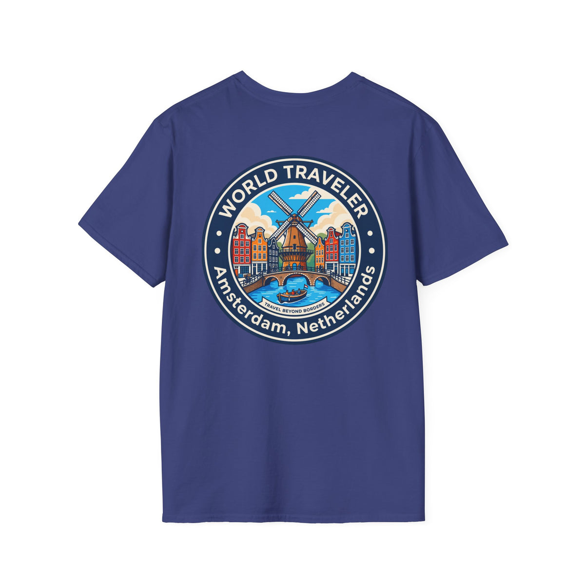 Amsterdam World Traveler Unisex Softstyle T-Shirt