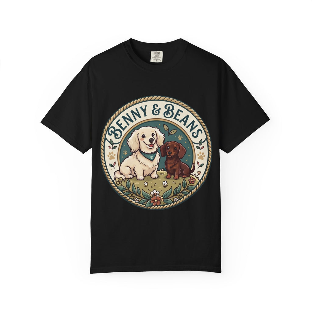 Benny & Beans Puppy Circle Graphic T-Shirt