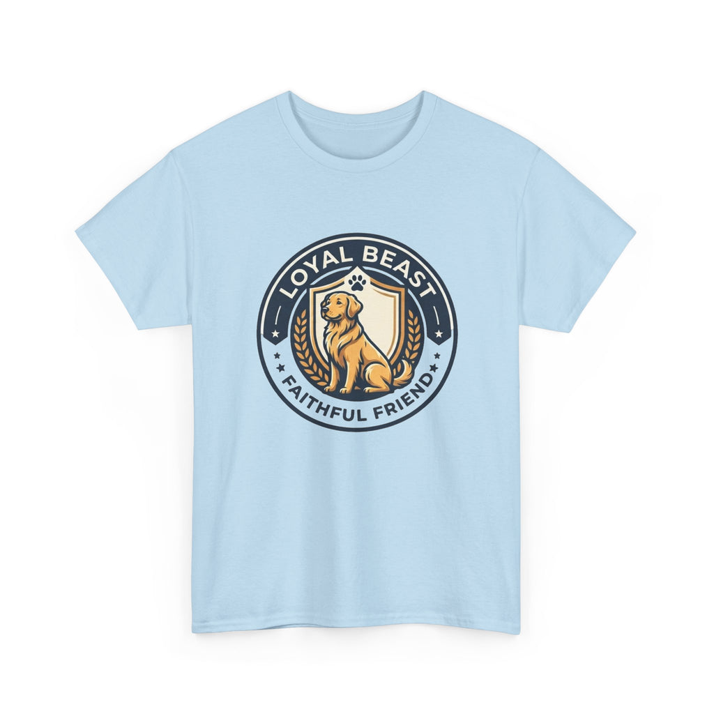 Loyal Beast Golden Retriever Unisex Heavy Cotton Tee