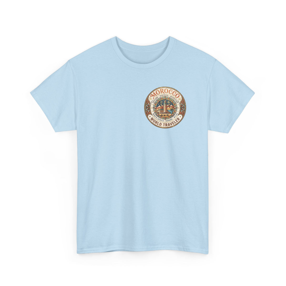 Morocco World Traveler Unisex Heavy Cotton Tee