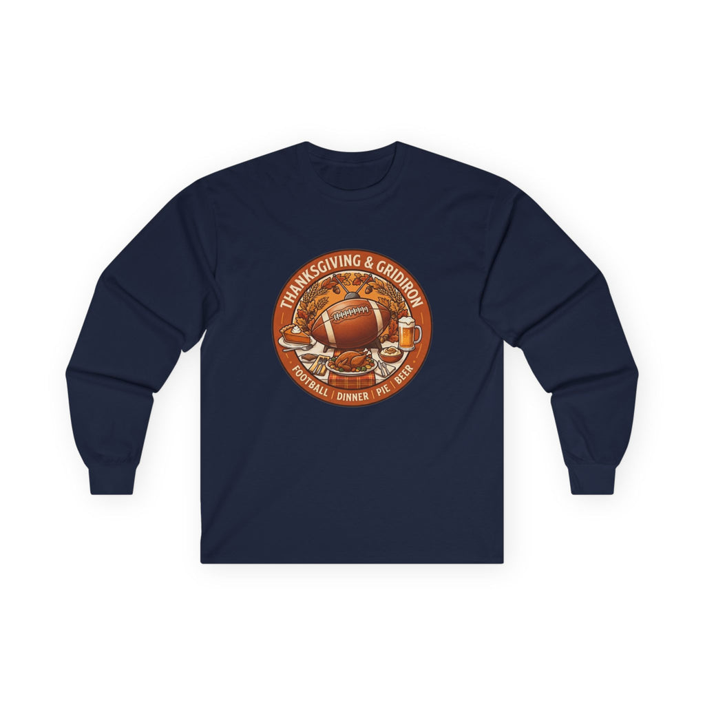 Thanksgiving Football Unisex Ultra Cotton Long Sleeve Tee
