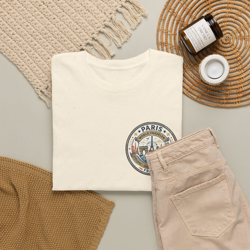 Paris, France World Traveler Unisex Heavy Cotton Tee