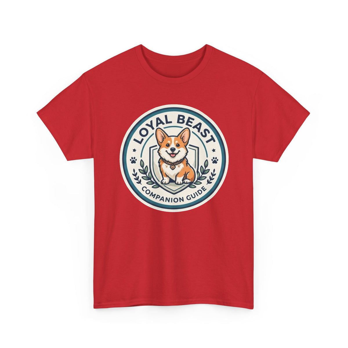 Loyal Beast Corgi Unisex Heavy Cotton Tee