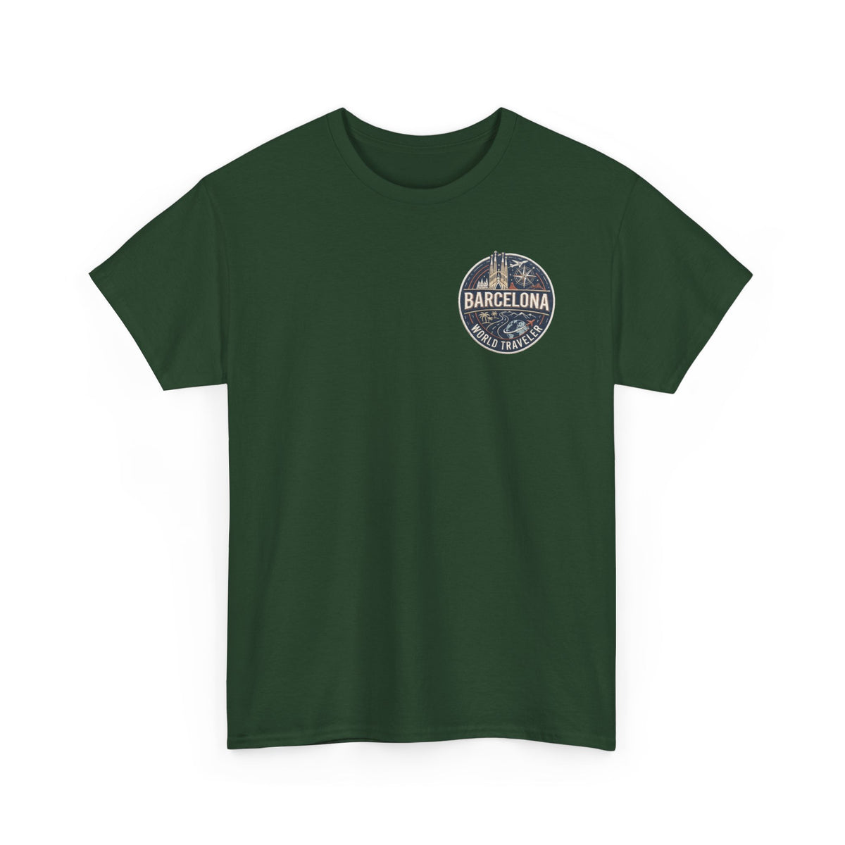 Barcelona World Traveler Unisex Heavy Cotton Tee
