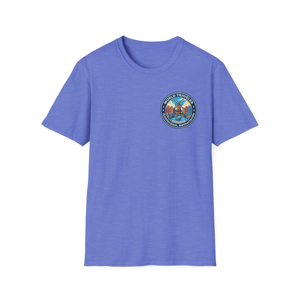 Amsterdam World Traveler Unisex Softstyle T-Shirt