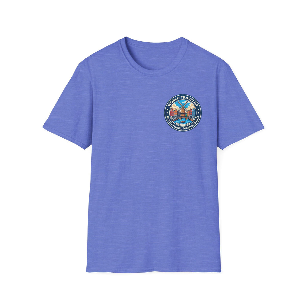 Amsterdam World Traveler Unisex Softstyle T-Shirt