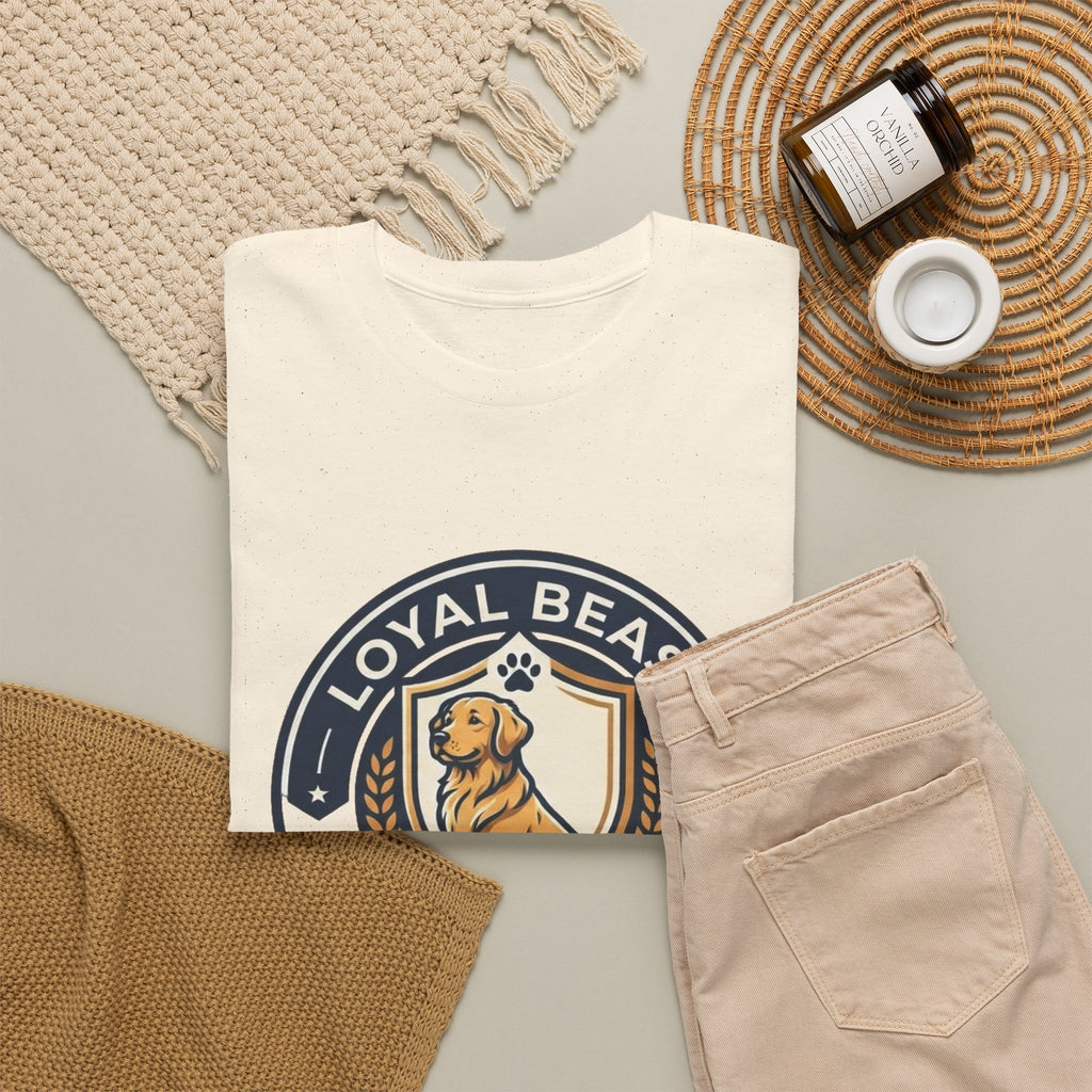 Loyal Beast Golden Retriever Unisex Heavy Cotton Tee