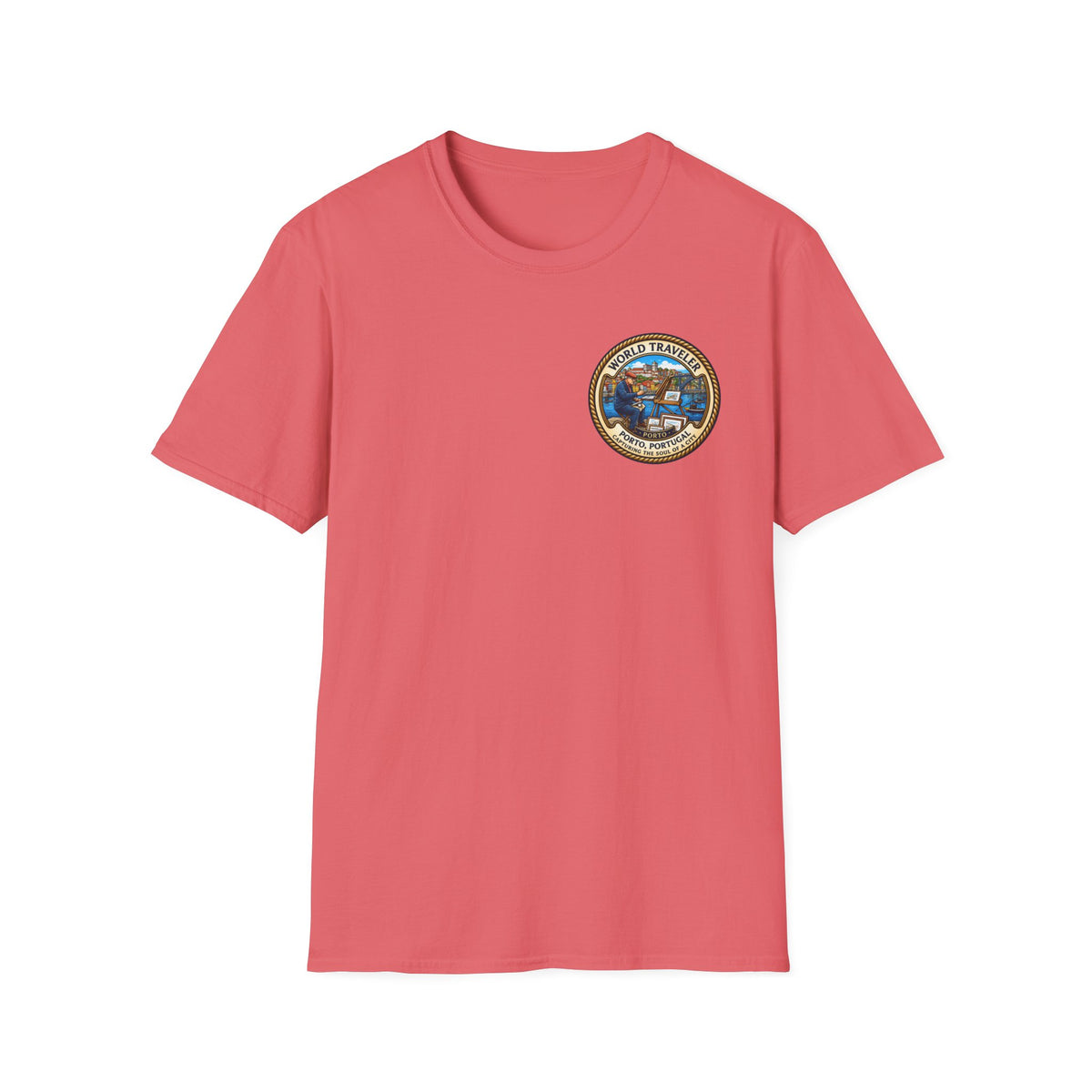 Porto, Portugal world Traveler Unisex Softstyle T-Shirt