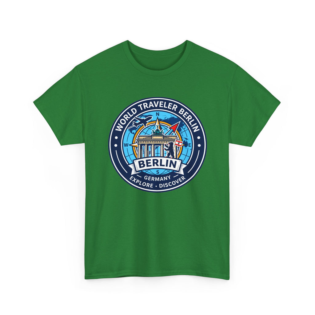 Berlin, Germany World Traveler Unisex Heavy Cotton Tee