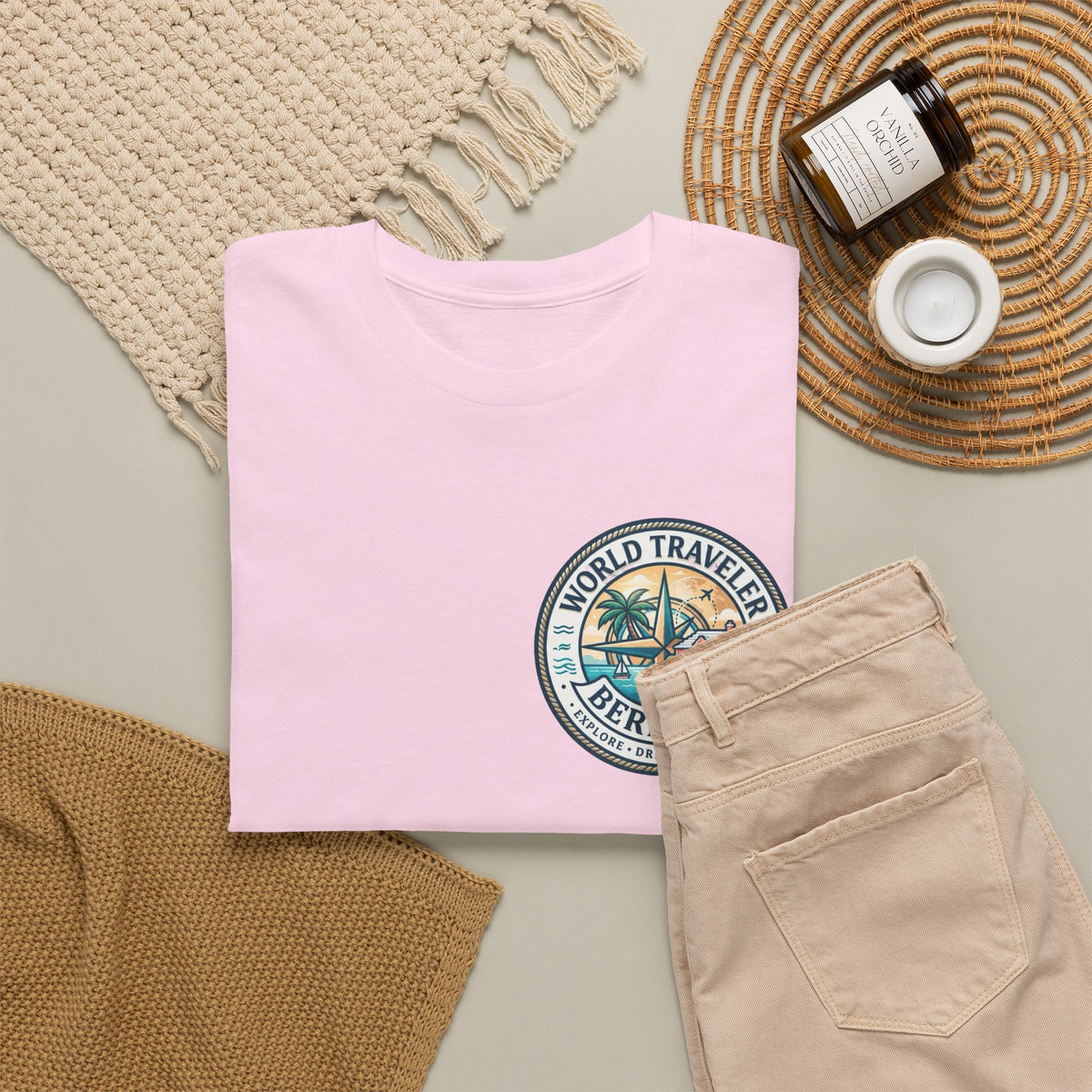 Bermuda World Traveler Unisex Heavy Cotton Tee