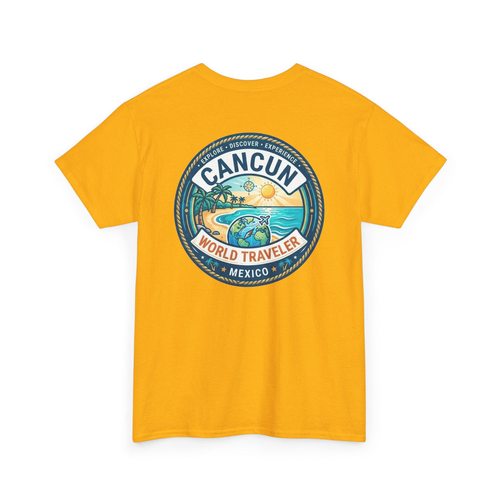 Cancun, Mexico World Traveler Unisex Heavy Cotton Tee