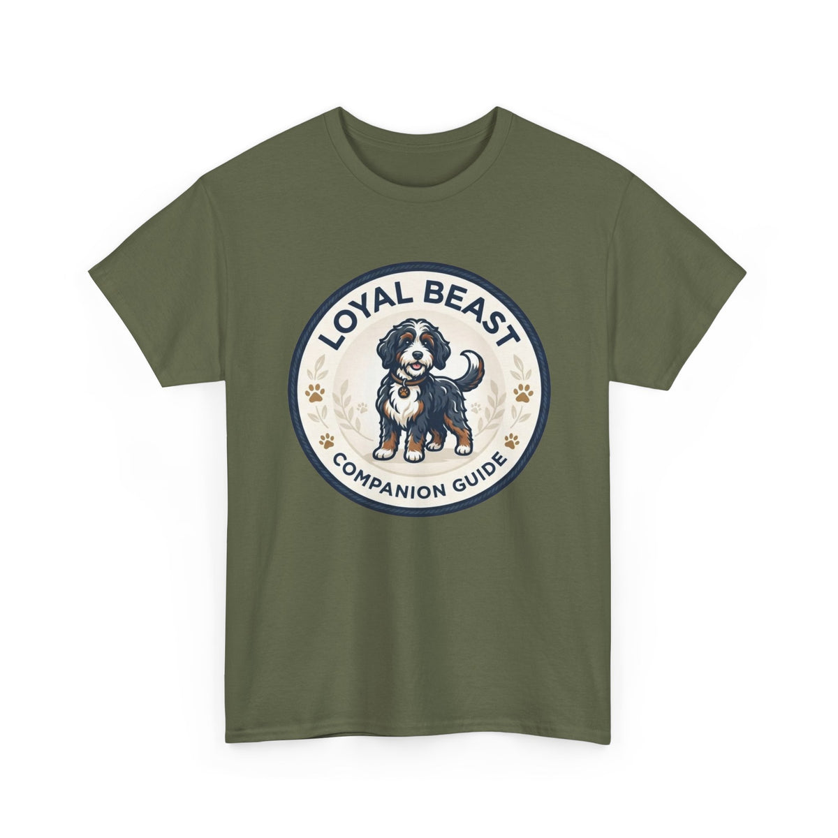 Loyal Beast Bernadoodle Unisex Heavy Cotton Tee