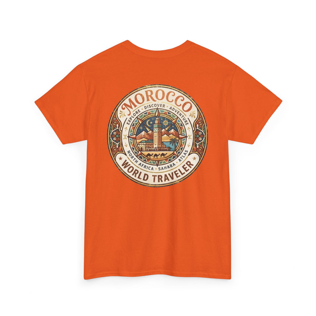 Morocco World Traveler Unisex Heavy Cotton Tee