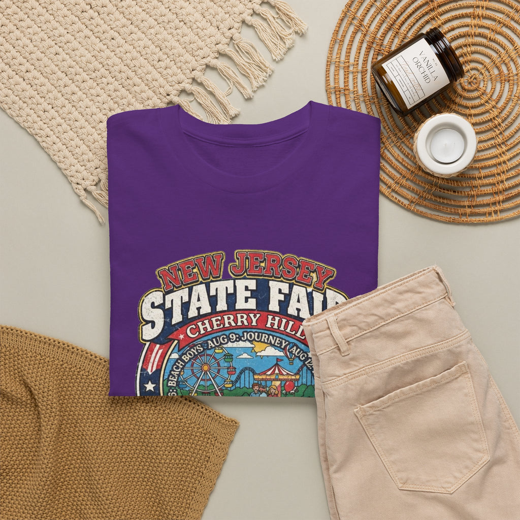 Nj State Fair 1986 vintage graphic Unisex Heavy Cotton Tee