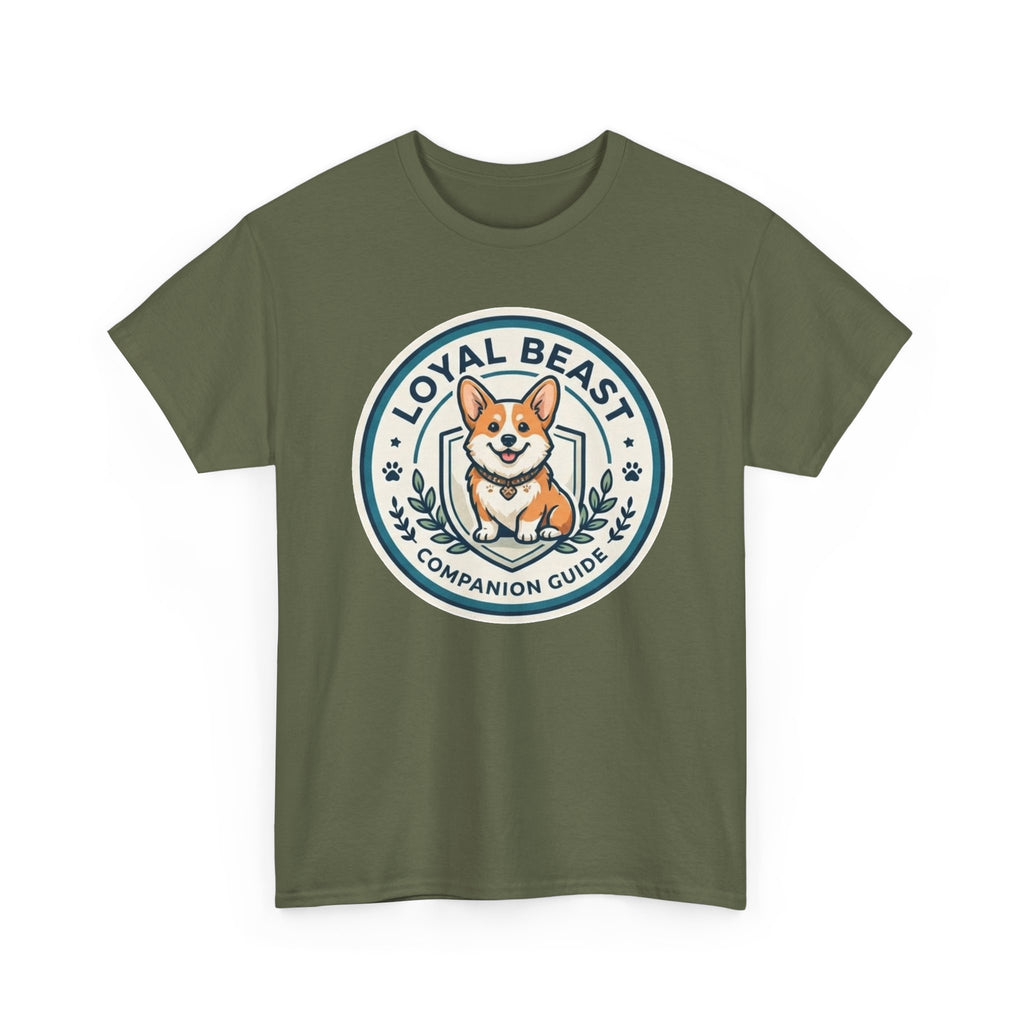 Loyal Beast Corgi Unisex Heavy Cotton Tee