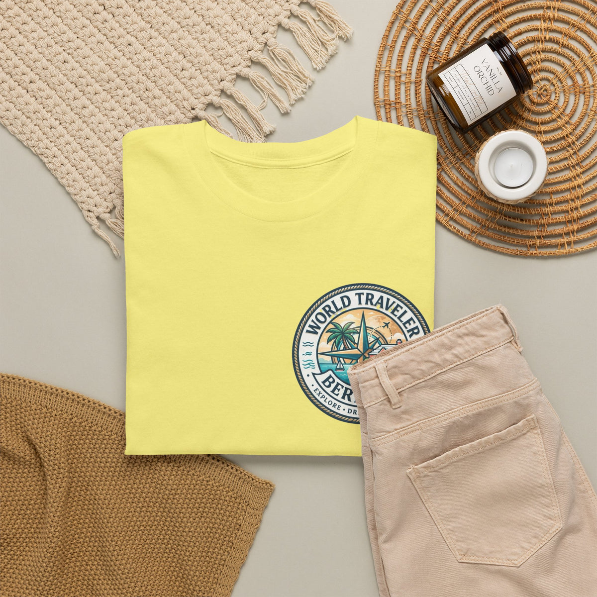 Bermuda World Traveler Unisex Heavy Cotton Tee