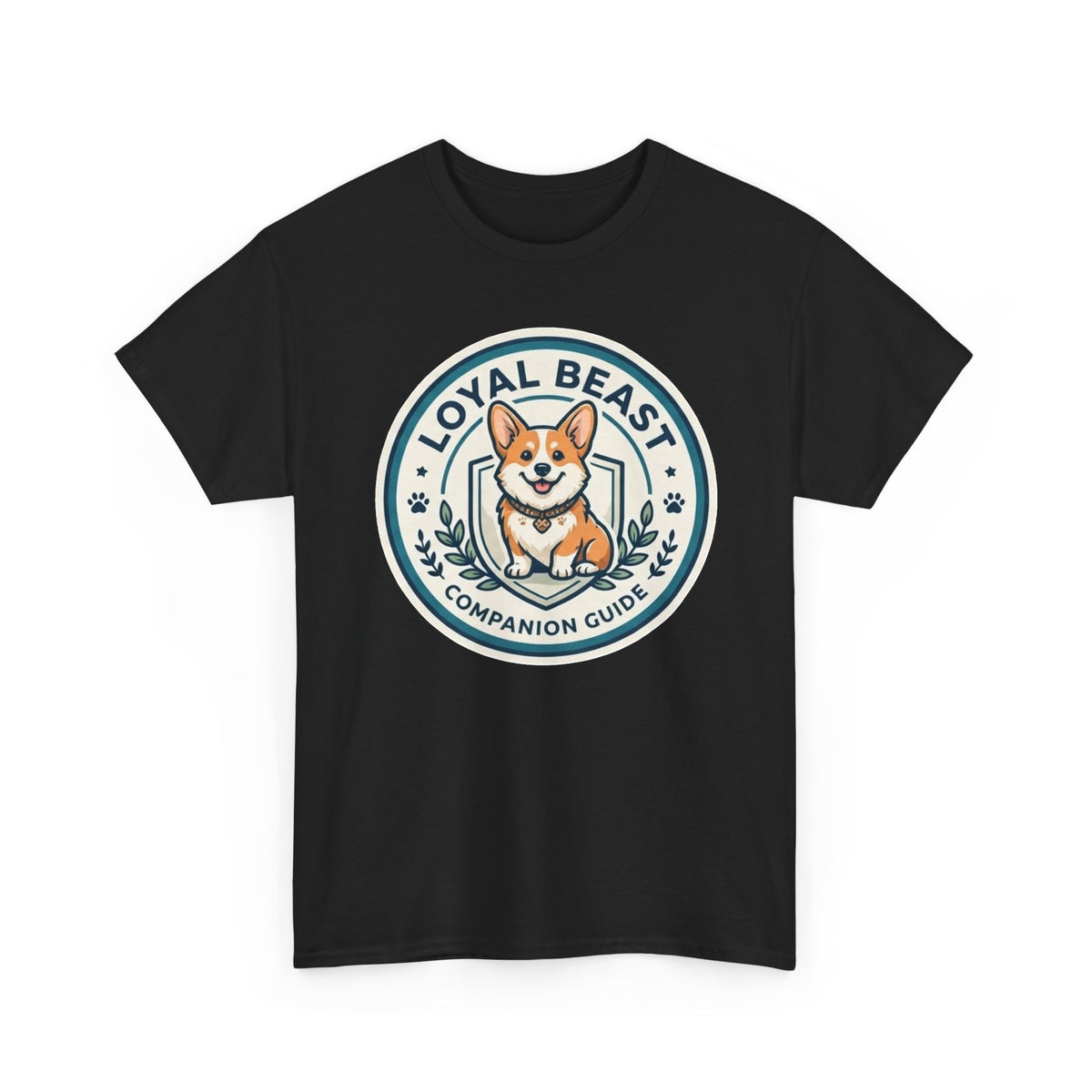 Loyal Beast Corgi Unisex Heavy Cotton Tee