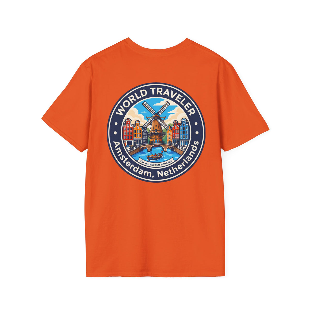 Amsterdam World Traveler Unisex Softstyle T-Shirt