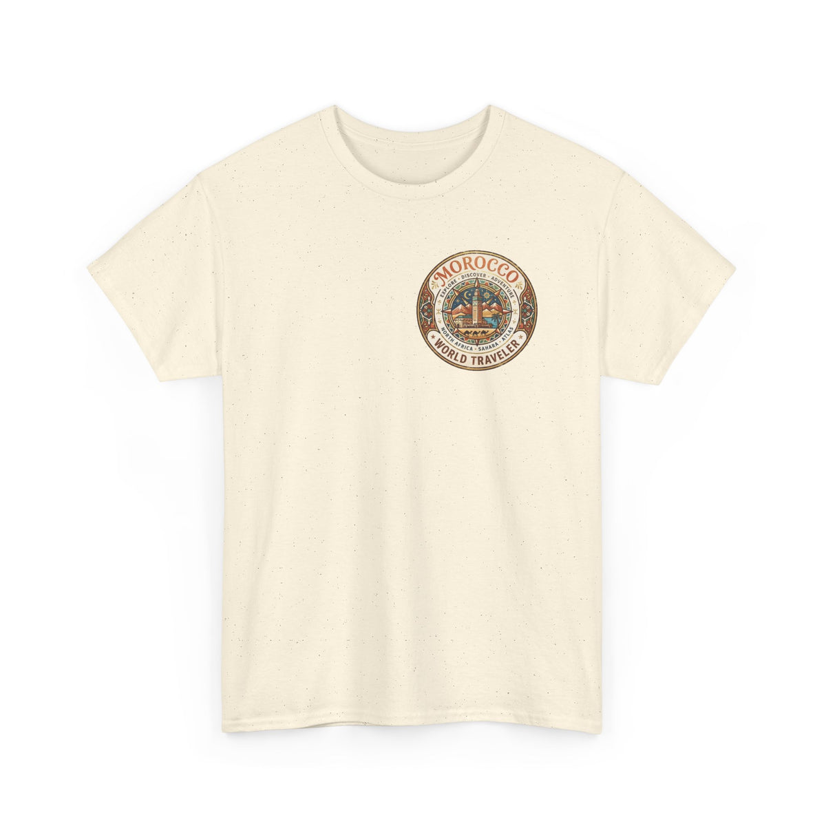 Morocco World Traveler Unisex Heavy Cotton Tee