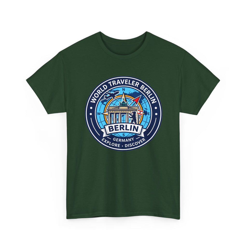Berlin, Germany World Traveler Unisex Heavy Cotton Tee