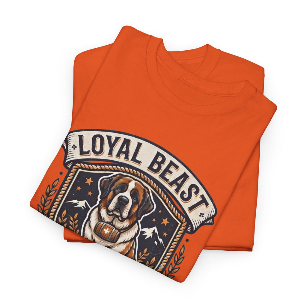 Loyal Beast Saint Bernard Unisex Heavy Cotton Tee