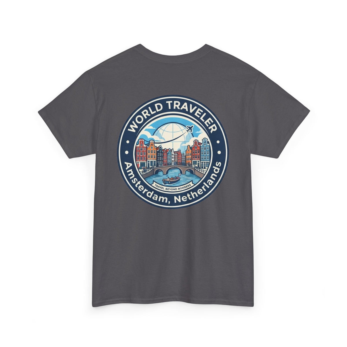 Amsterdam World Traveler Unisex Heavy Cotton Tee