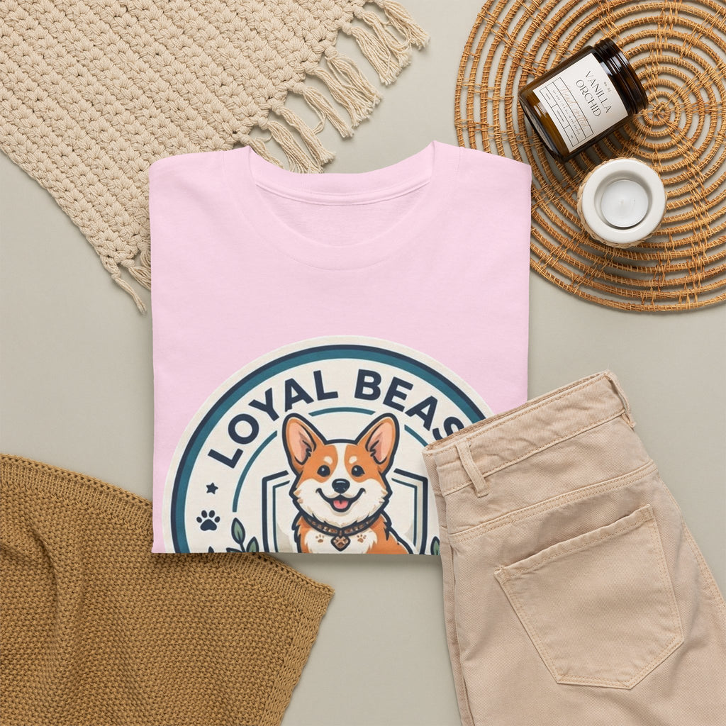 Loyal Beast Corgi Unisex Heavy Cotton Tee