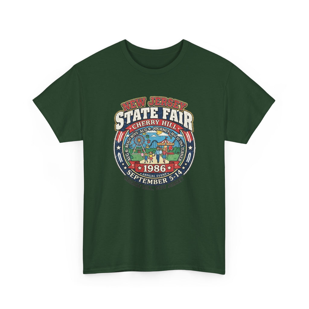 Nj State Fair 1986 vintage graphic Unisex Heavy Cotton Tee