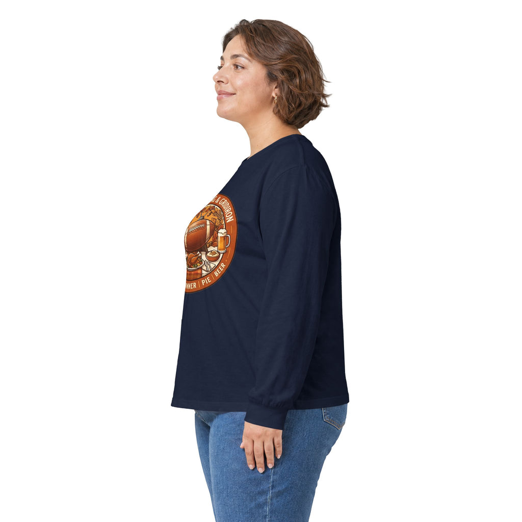 Thanksgiving Football Unisex Ultra Cotton Long Sleeve Tee
